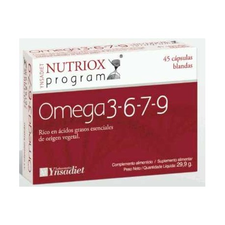 Omega 3 6 7 9  45 cápsulas