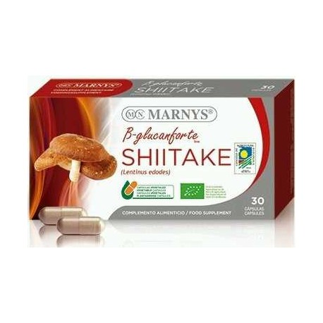 SHIITAKE ECOLÓGICO 30 CÁPSULAS MARNYS