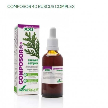 CIRCULACIÓN COMPOSOR 40  RUSCUS COMPLEX SORIA NATURAL 50ML