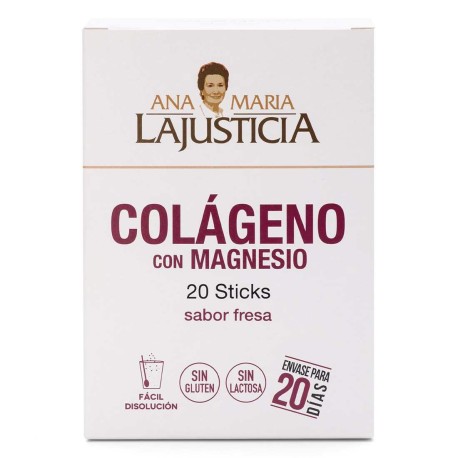 COLÁGENO + MAGNESIO 20 STICKS ANA MARÍA LAJUSTICIA